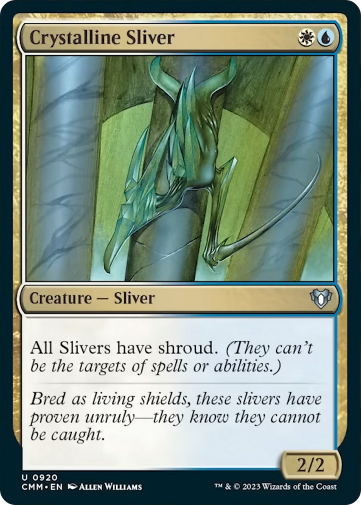 Crystalline Sliver [Commander Masters] | Exor Games Bridgewater