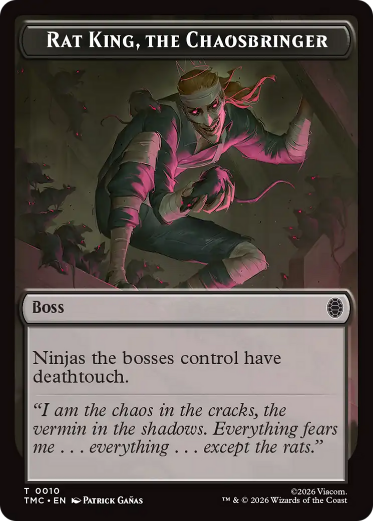 Rat King, The Chaosbringer [Teenage Mutant Ninja Turtles Commander Tokens] | Exor Games Bridgewater