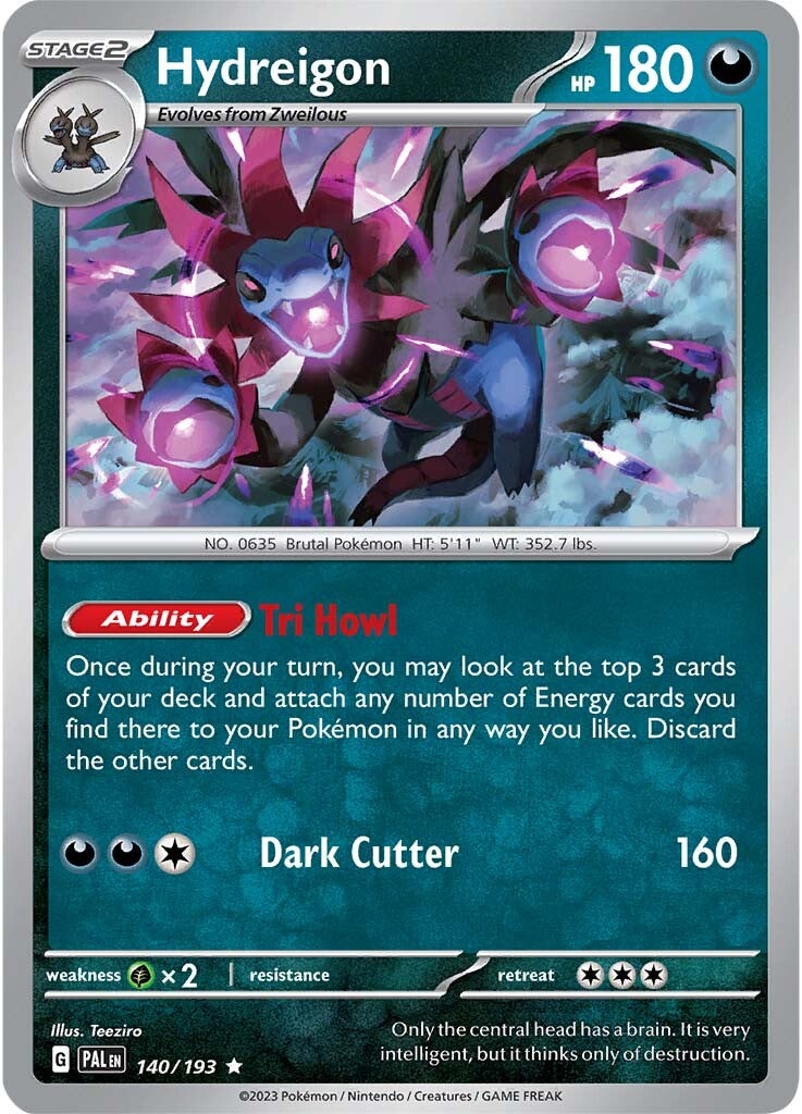 Hydreigon (140/193) [Scarlet & Violet: Paldea Evolved] | Exor Games Bridgewater