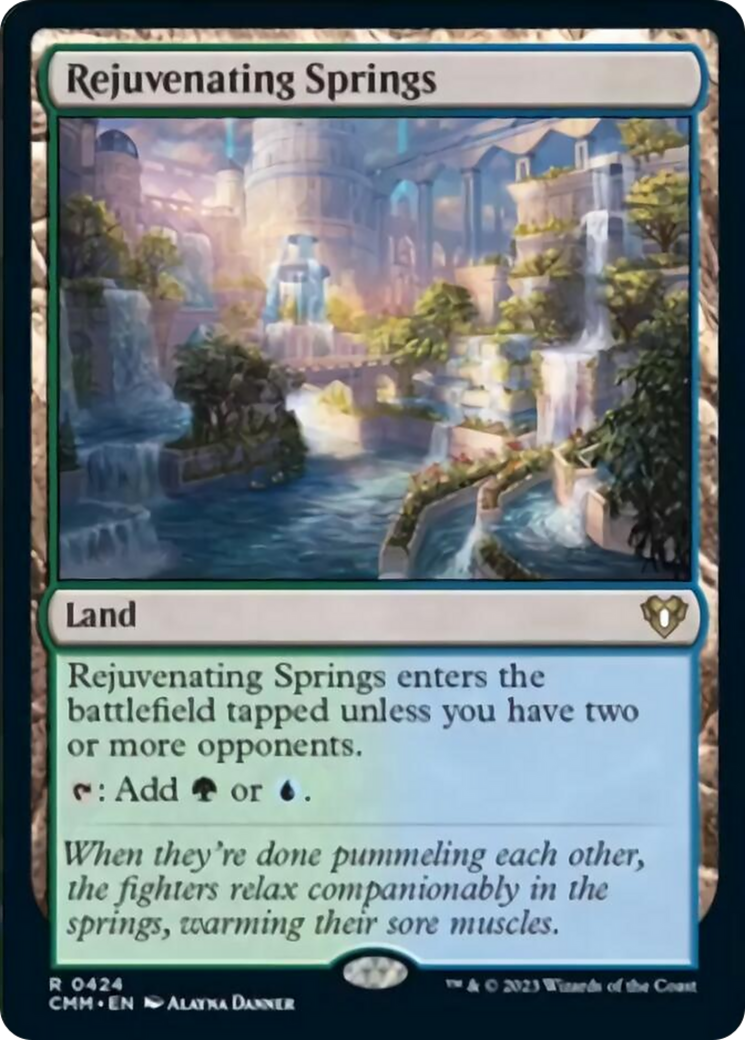 Rejuvenating Springs [Commander Masters] | Exor Games Bridgewater