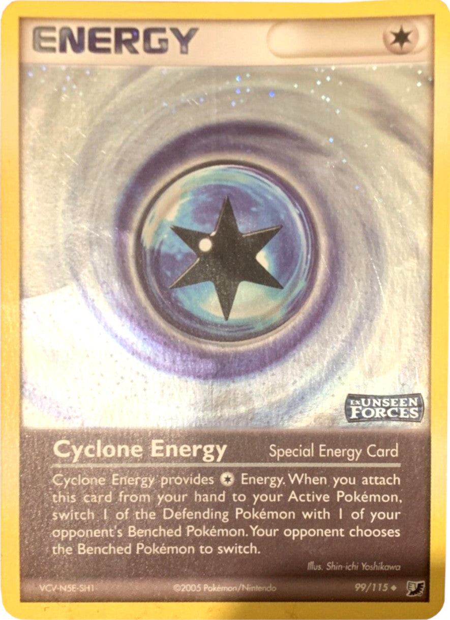 Cyclone Energy (99/115) (Stamped) [EX: Unseen Forces] | Exor Games Bridgewater