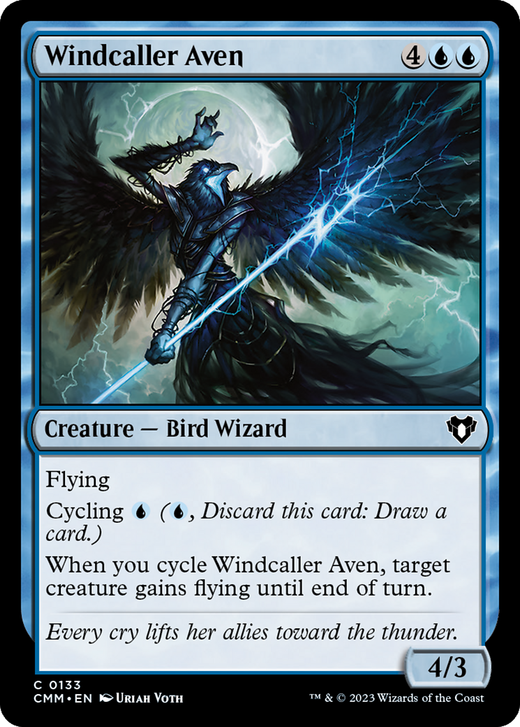 Windcaller Aven [Commander Masters] | Exor Games Bridgewater