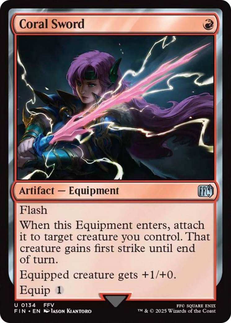 Coral Sword [FINAL FANTASY] | Exor Games Bridgewater