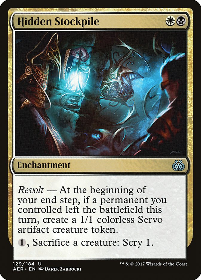 Hidden Stockpile [Aether Revolt] | Exor Games Bridgewater
