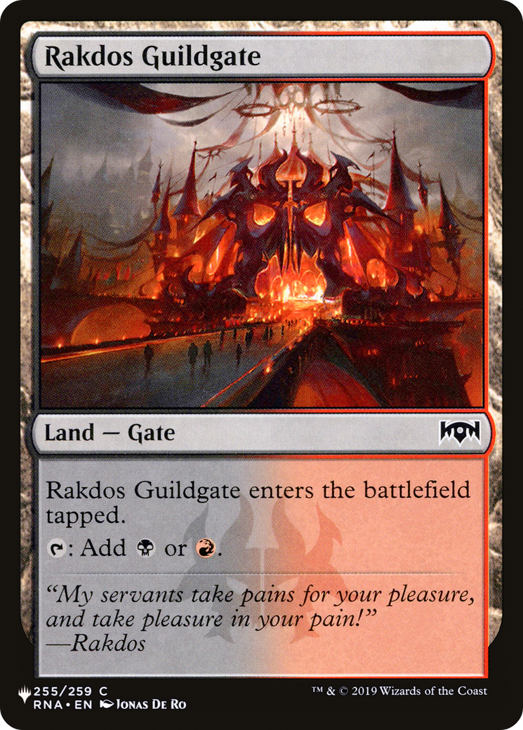 Rakdos Guildgate [The List] | Exor Games Bridgewater