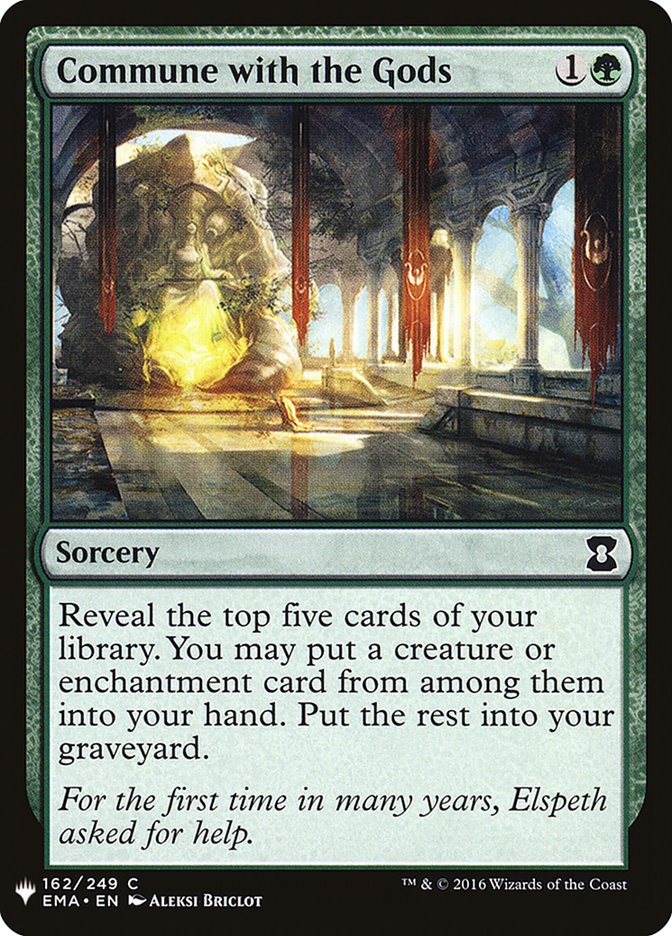 Commune with the Gods [Mystery Booster] | Exor Games Bridgewater
