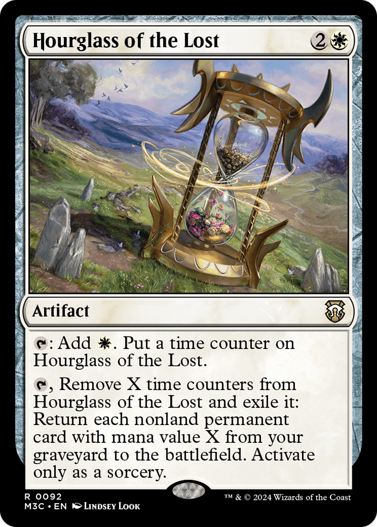 Hourglass of the Lost (Ripple Foil) [Modern Horizons 3 Commander] | Exor Games Bridgewater