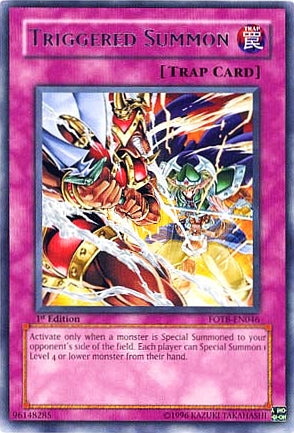Triggered Summon [FOTB-EN046] Rare | Exor Games Bridgewater