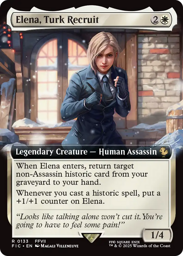 Elena, Turk Recruit (Extended Art) [FINAL FANTASY Commander] | Exor Games Bridgewater