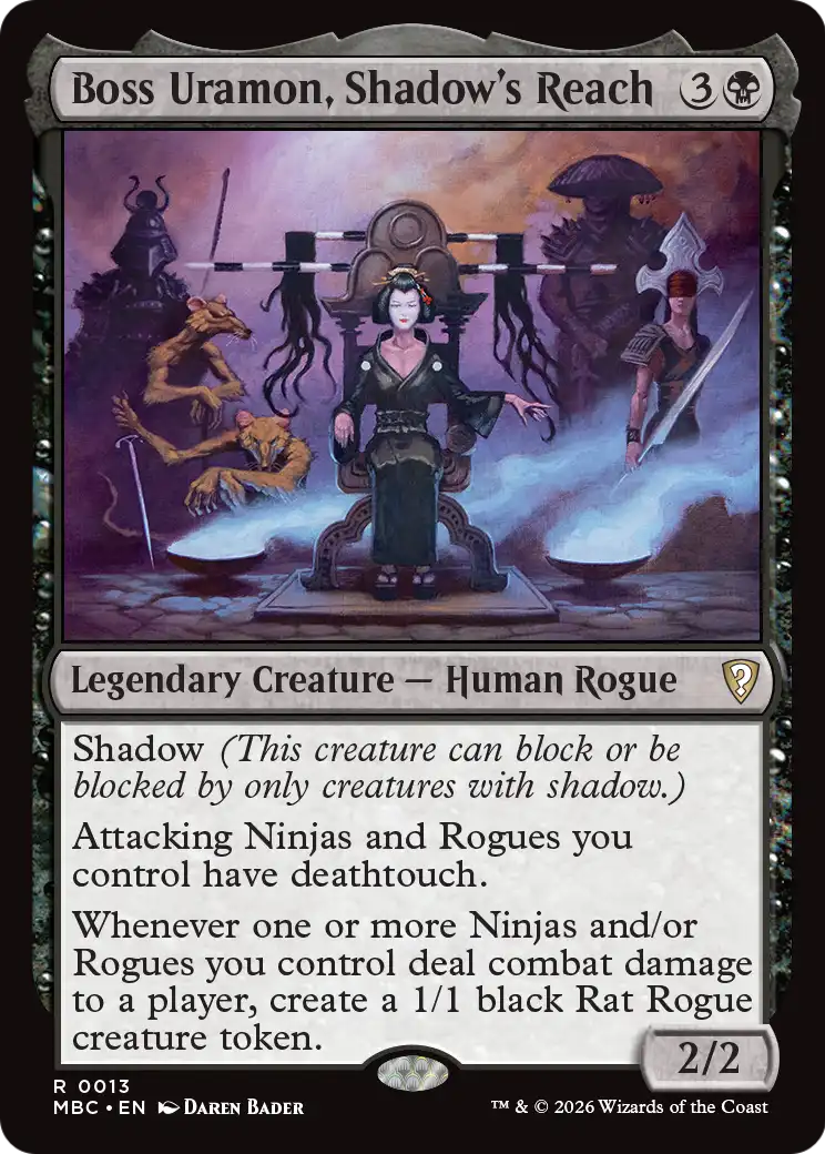 Boss Uramon, Shadow's Reach [Mystery Booster: Commander Edition] | Exor Games Bridgewater
