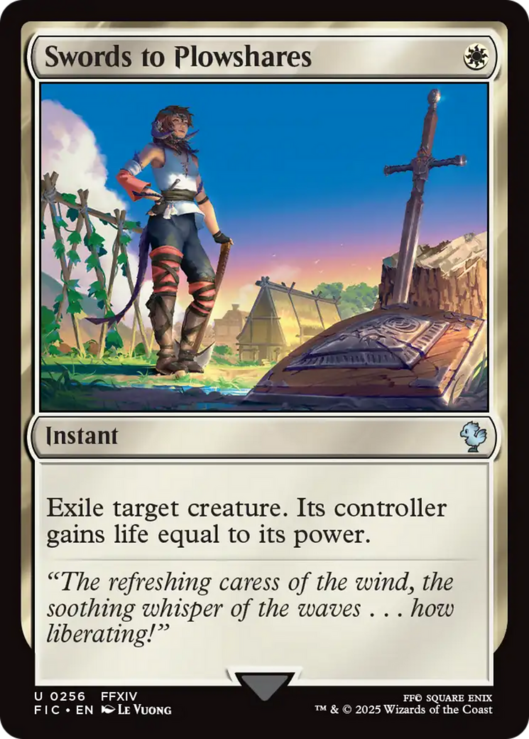 Swords to Plowshares [FINAL FANTASY Commander] | Exor Games Bridgewater