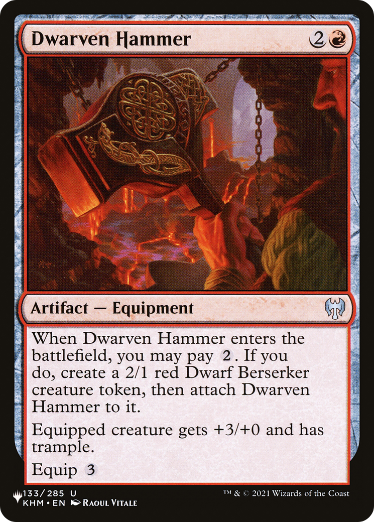 Dwarven Hammer [The List Reprints] | Exor Games Bridgewater