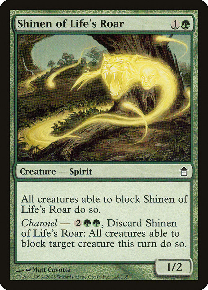 Shinen of Life's Roar [Saviors of Kamigawa] | Exor Games Bridgewater