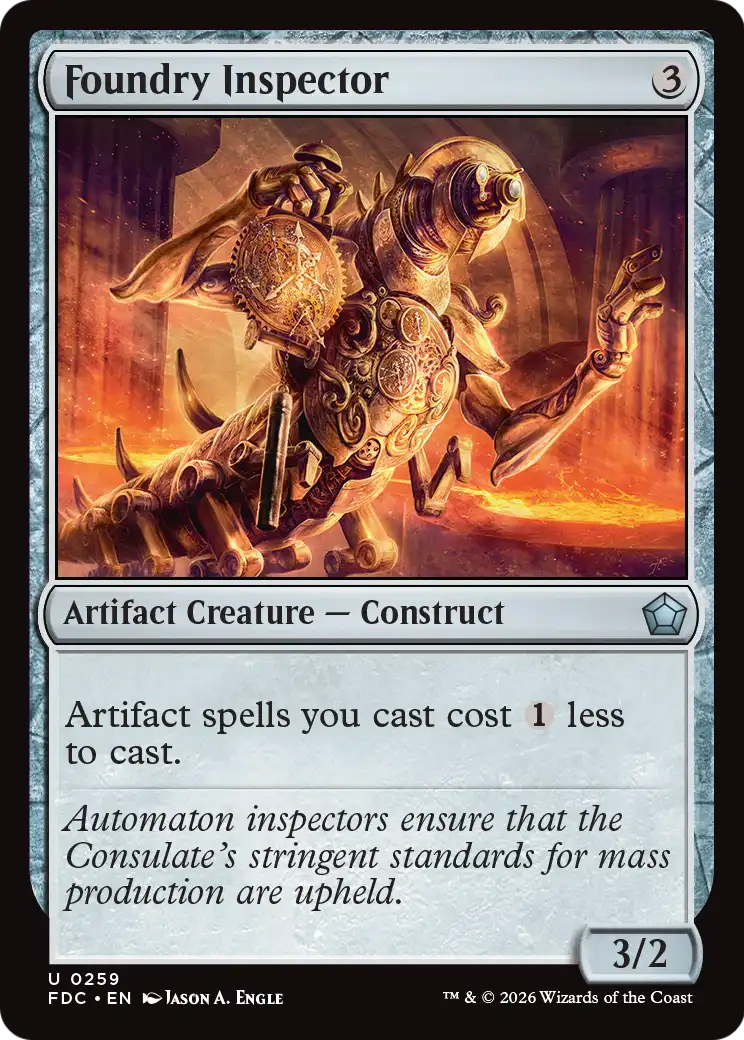 Foundry Inspector [Foundations Commander] | Exor Games Bridgewater