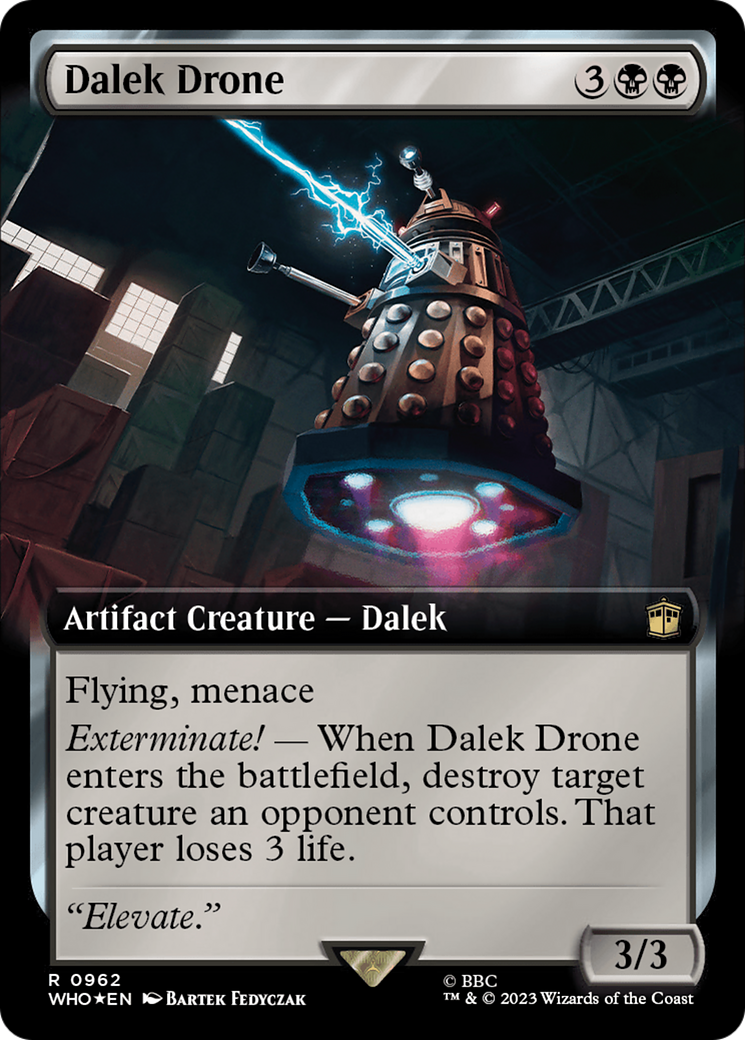 Dalek Drone (Extended Art) (Surge Foil) [Doctor Who] | Exor Games Bridgewater