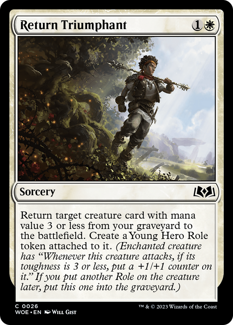 Return Triumphant [Wilds of Eldraine] | Exor Games Bridgewater