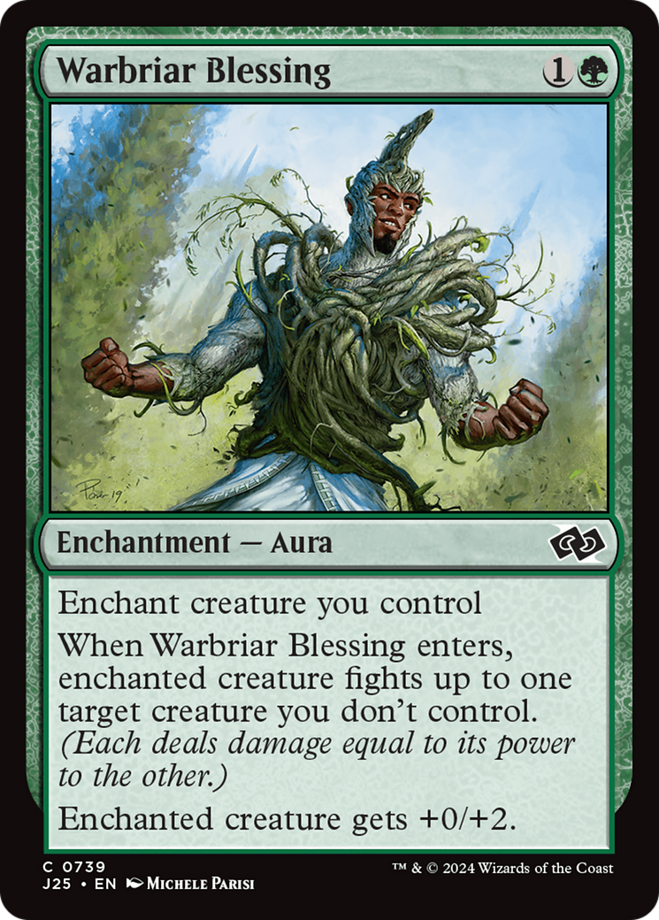 Warbriar Blessing [Foundations Jumpstart] | Exor Games Bridgewater