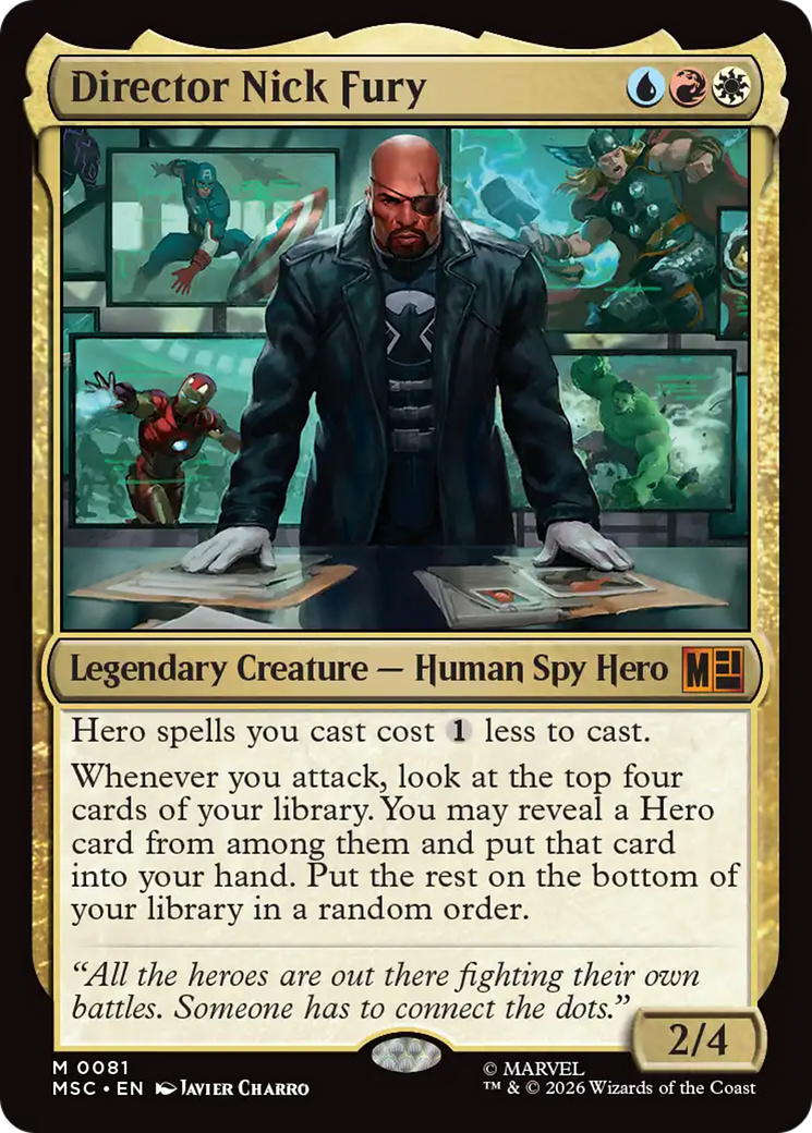 Director Nick Fury [Marvel Super Heroes Commander] | Exor Games Bridgewater