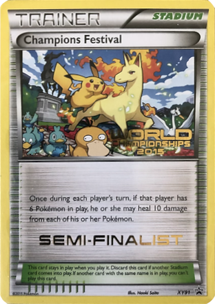 Champions Festival (XY91) (2015 Semi-Finalist) [XY: Black Star Promos] | Exor Games Bridgewater