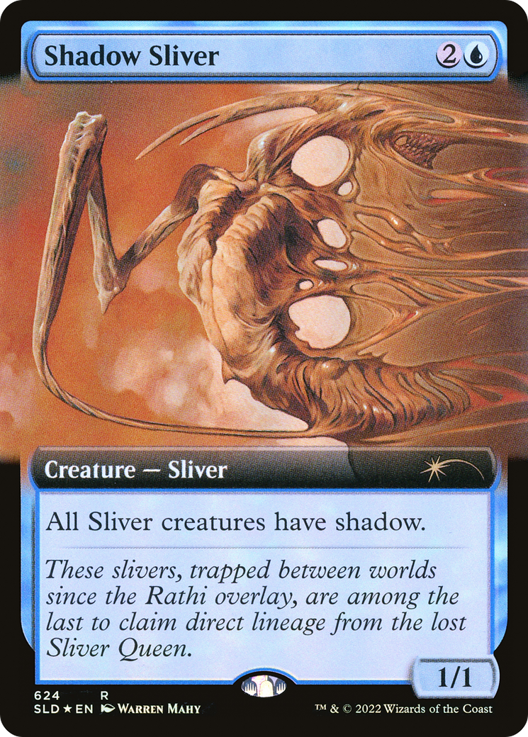 Shadow Sliver (Extended Art) [Secret Lair Drop Promos] | Exor Games Bridgewater