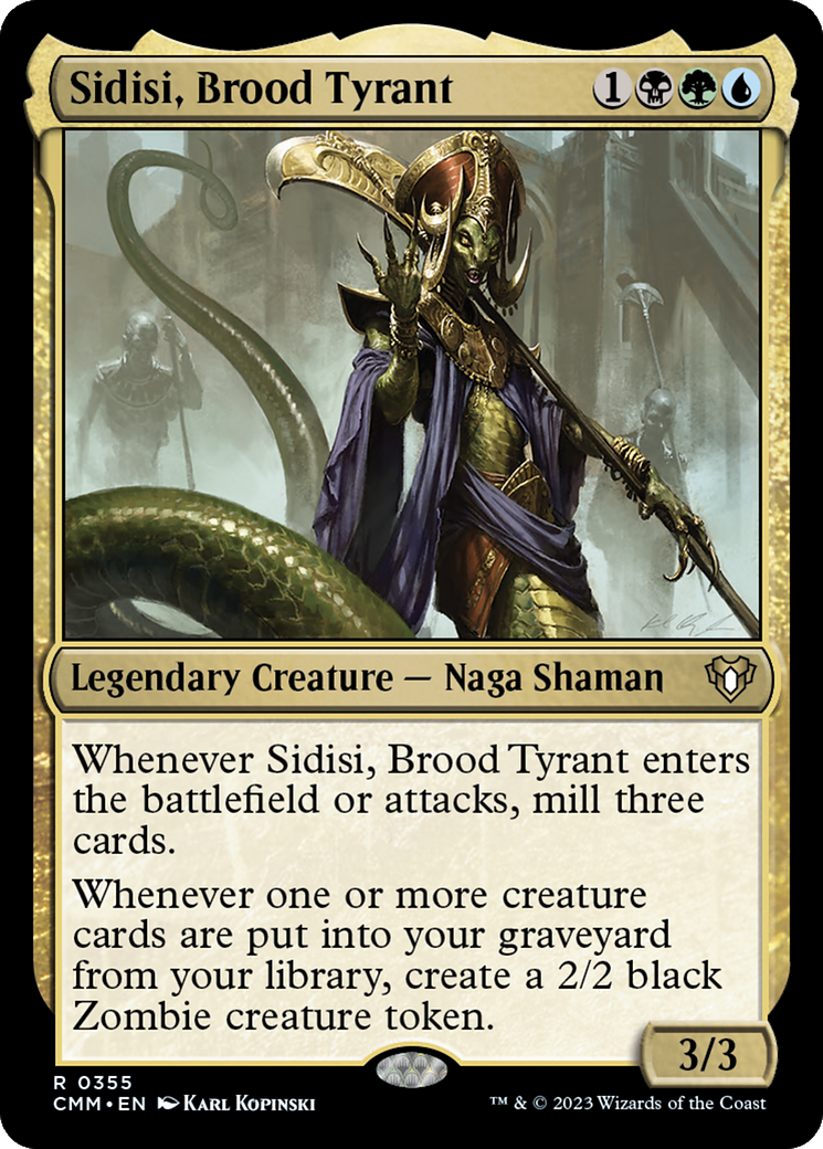 Sidisi, Brood Tyrant [Commander Masters] | Exor Games Bridgewater