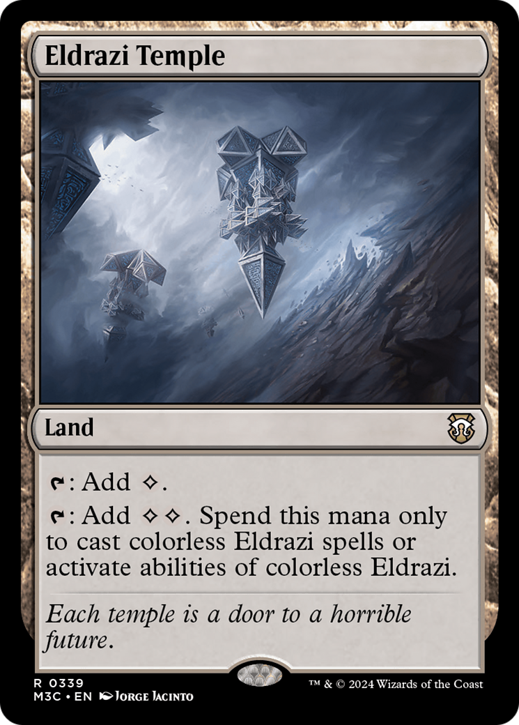 Eldrazi Temple (Ripple Foil) [Modern Horizons 3 Commander] | Exor Games Bridgewater