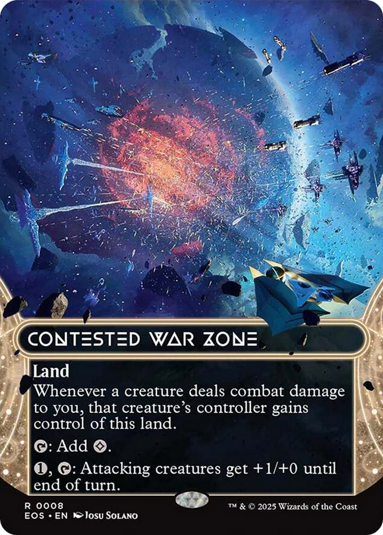 Contested War Zone (0008) (Borderless) [Edge of Eternities: Stellar Sights] | Exor Games Bridgewater