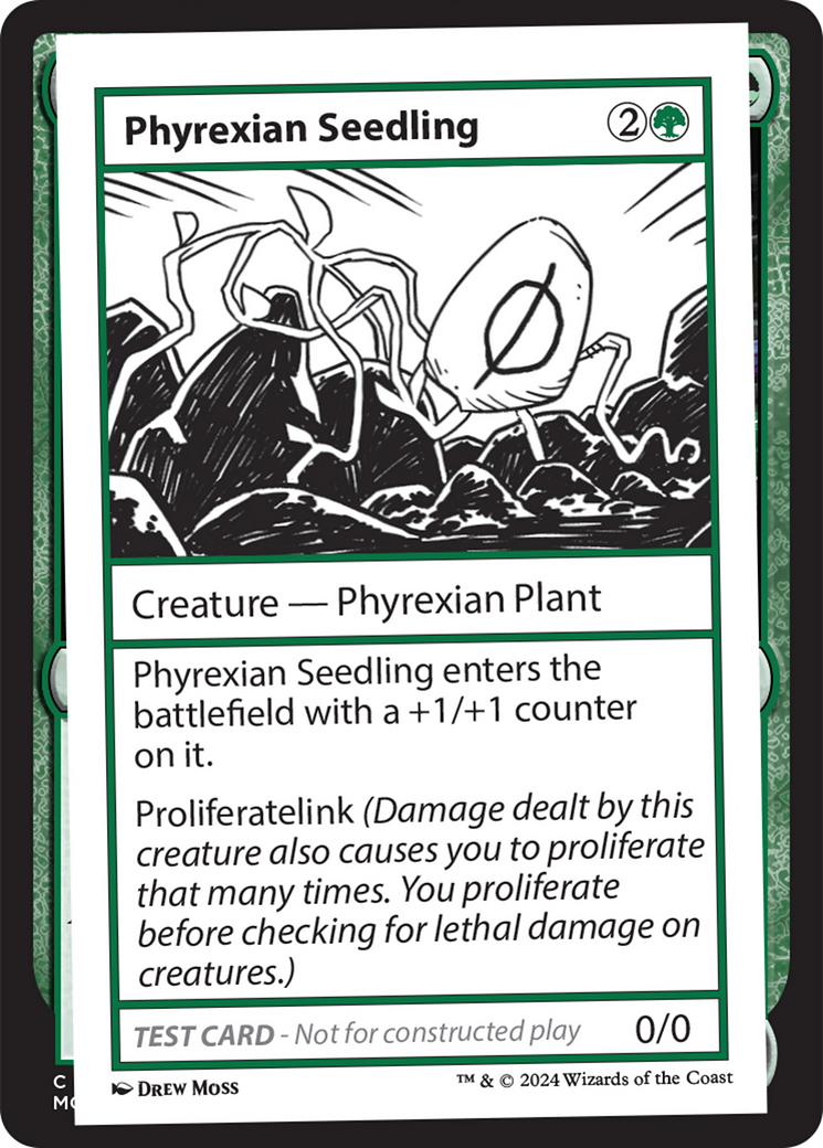 Phyrexian Seedling [Mystery Booster 2 Playtest Cards] | Exor Games Bridgewater