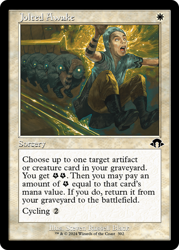 Jolted Awake (Retro Frame) [Modern Horizons 3] | Exor Games Bridgewater