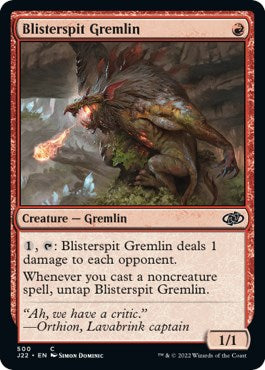 Blisterspit Gremlin [Jumpstart 2022] | Exor Games Bridgewater
