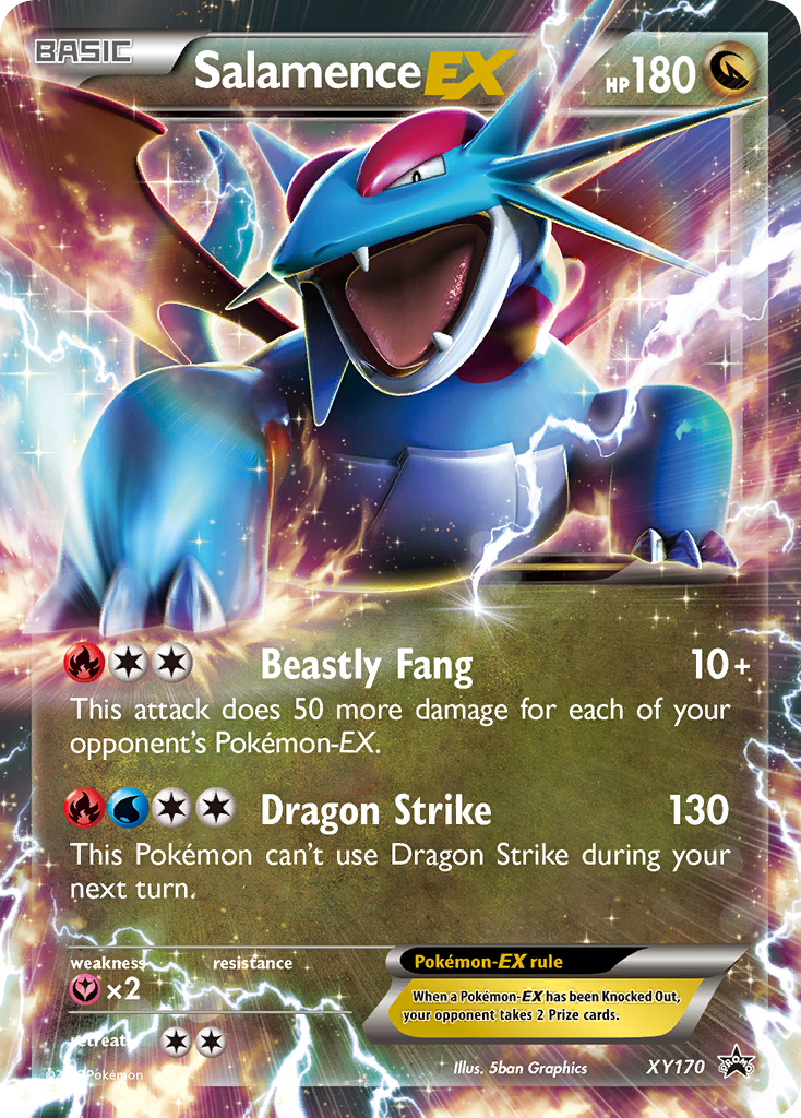 Salamence EX (XY170) [XY: Black Star Promos] | Exor Games Bridgewater