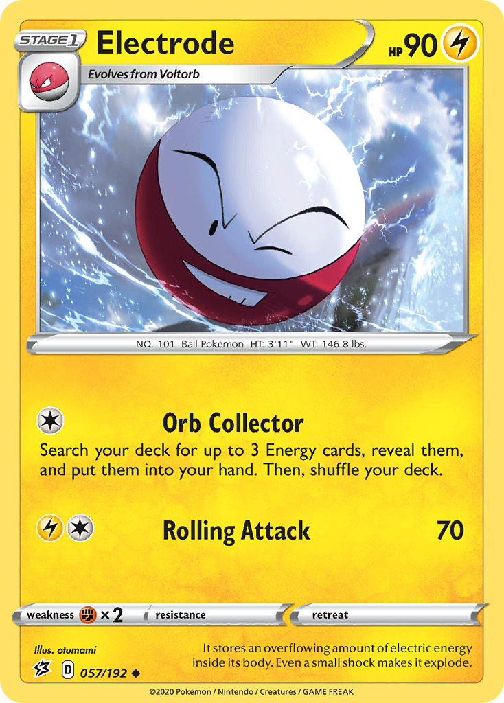 Electrode (057/192) [Sword & Shield: Rebel Clash] | Exor Games Bridgewater