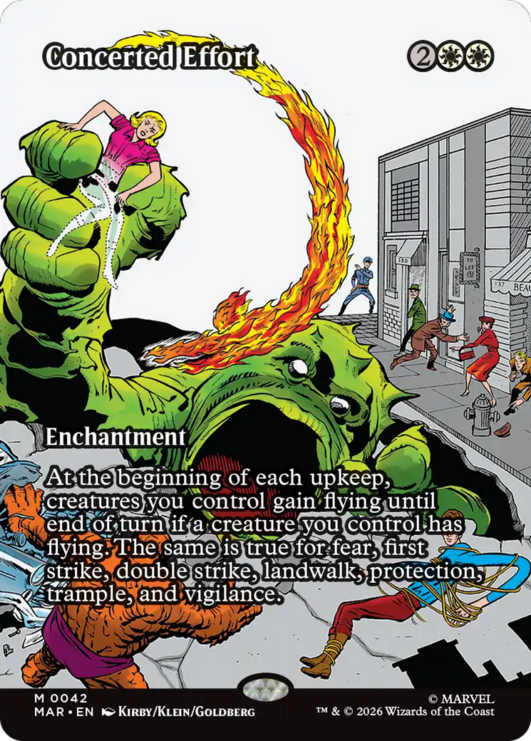 Concerted Effort (Borderless) [Marvel Universe: Eternal-Legal] | Exor Games Bridgewater