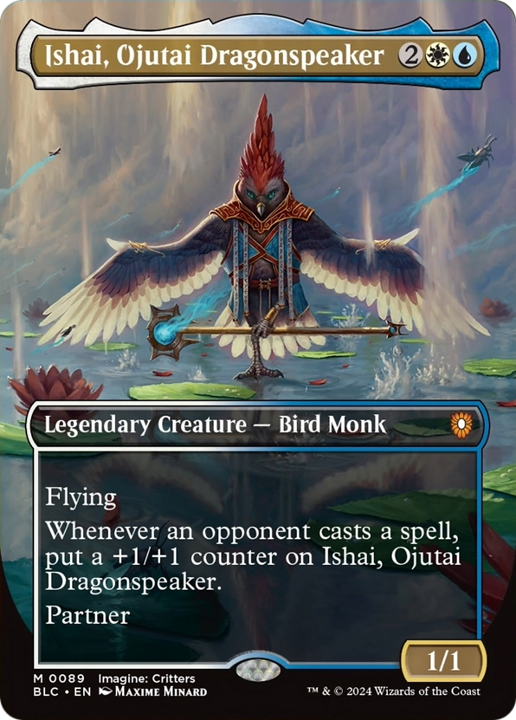 Ishai, Ojutai Dragonspeaker (Borderless) [Bloomburrow Commander] | Exor Games Bridgewater