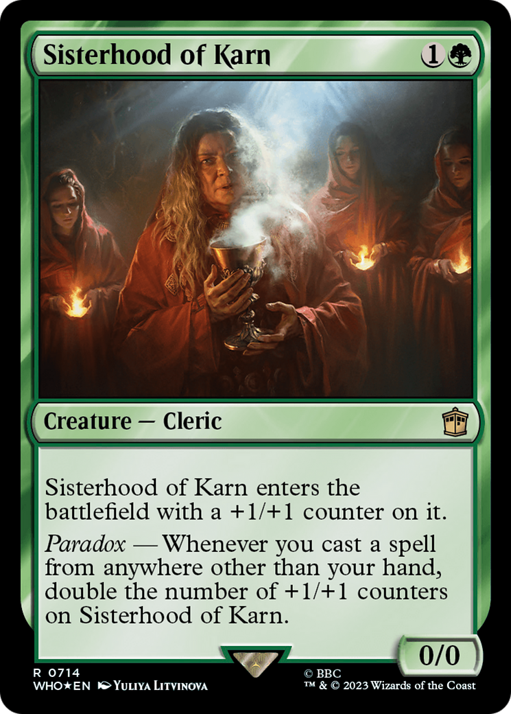 Sisterhood of Karn (Surge Foil) [Doctor Who] | Exor Games Bridgewater