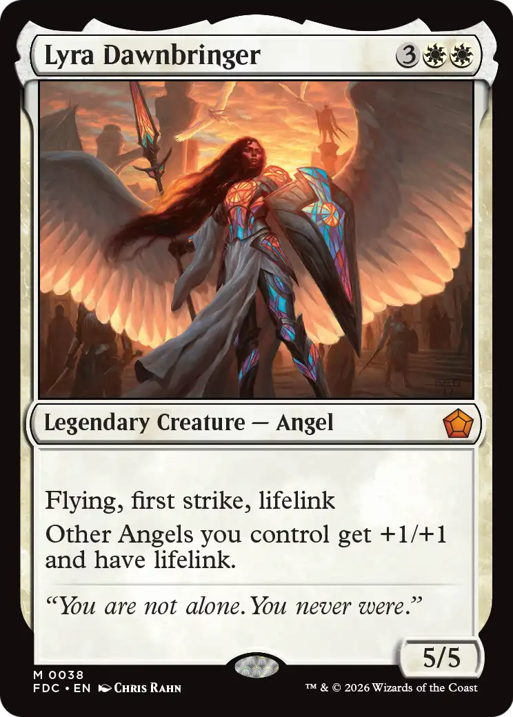 Lyra Dawnbringer [Foundations Commander] | Exor Games Bridgewater