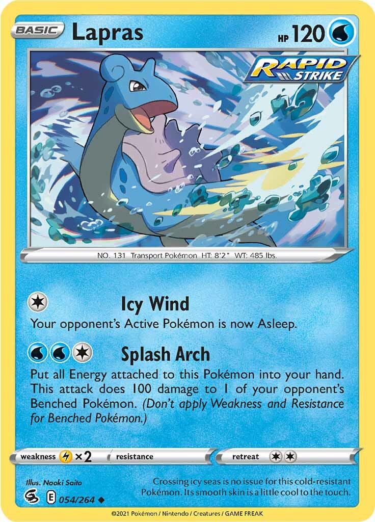 Lapras (054/264) [Sword & Shield: Fusion Strike] | Exor Games Bridgewater