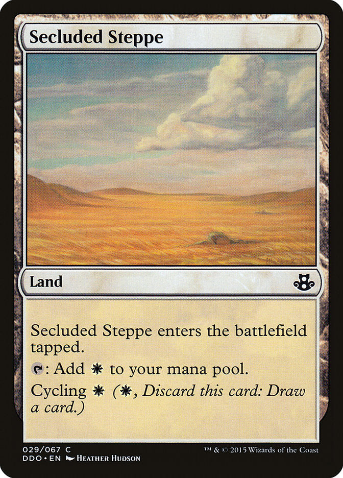 Secluded Steppe [Duel Decks: Elspeth vs. Kiora] | Exor Games Bridgewater