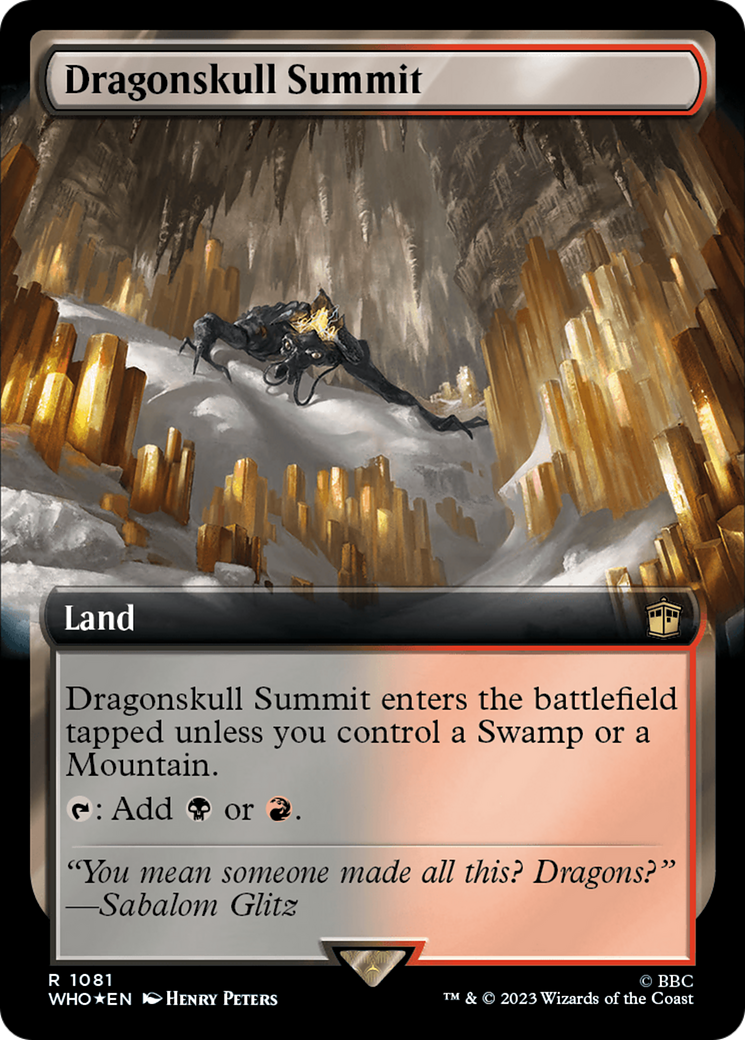 Dragonskull Summit (Extended Art) (Surge Foil) [Doctor Who] | Exor Games Bridgewater