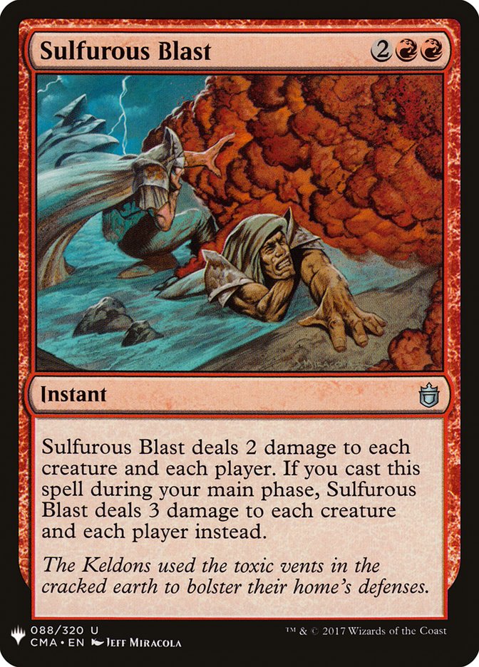 Sulfurous Blast [Mystery Booster] | Exor Games Bridgewater