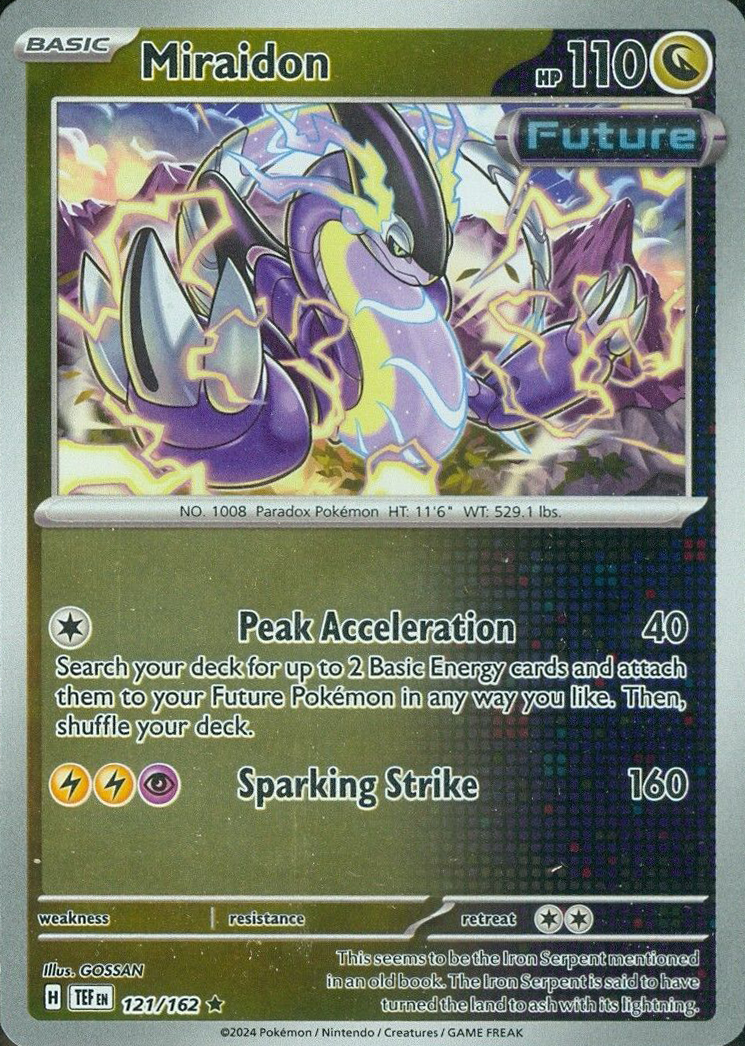 Miraidon (121/162) [Scarlet & Violet: Temporal Forces] | Exor Games Bridgewater