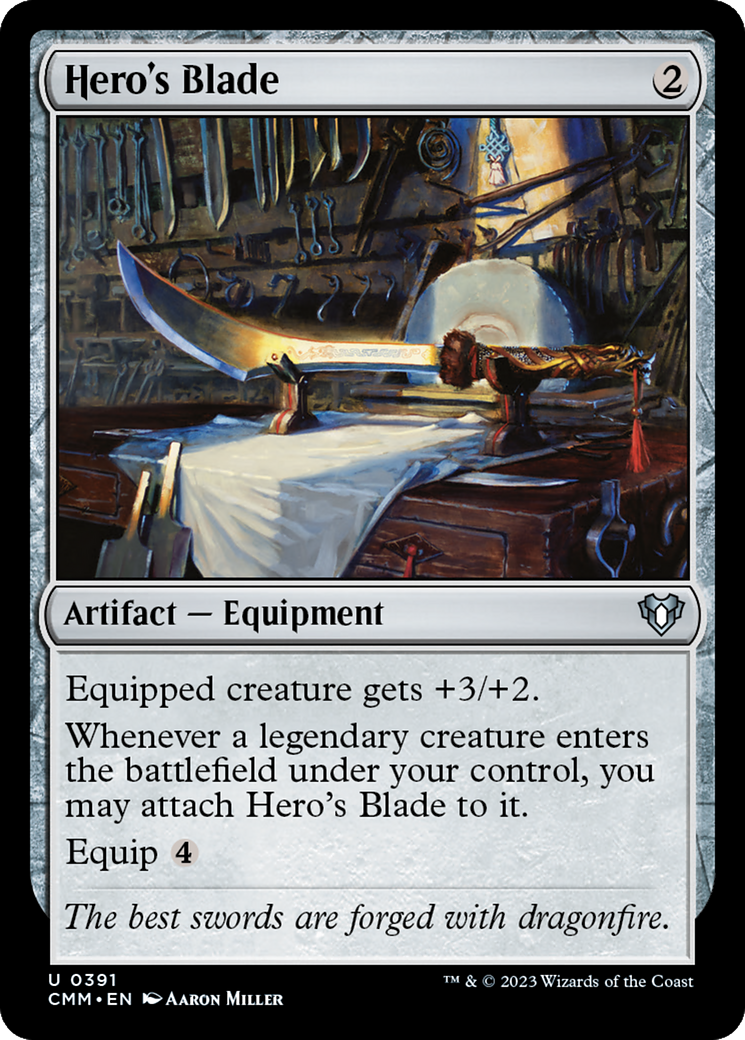 Hero's Blade [Commander Masters] | Exor Games Bridgewater