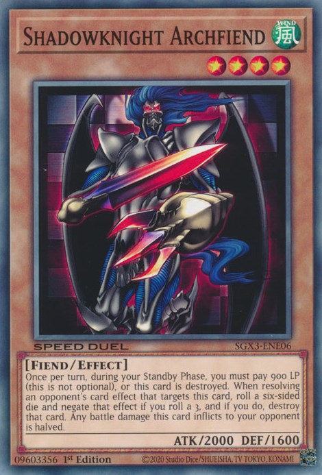 Shadowknight Archfiend [SGX3-ENE06] Common | Exor Games Bridgewater