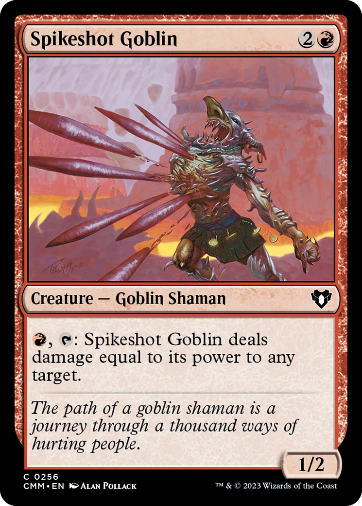 Spikeshot Goblin [Commander Masters] | Exor Games Bridgewater