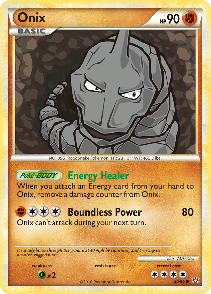 Onix (56/95) [HeartGold & SoulSilver: Unleashed] | Exor Games Bridgewater