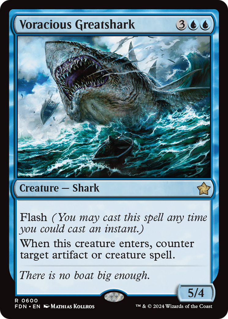 Voracious Greatshark [Foundations] | Exor Games Bridgewater