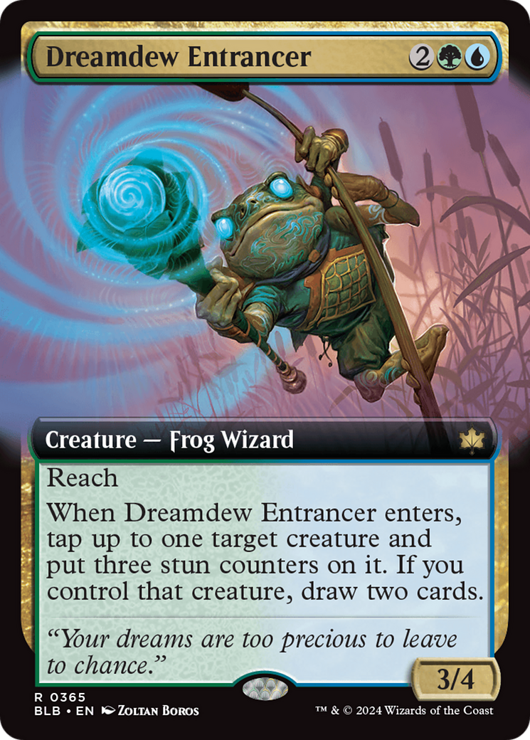 Dreamdew Entrancer (Extended Art) [Bloomburrow] | Exor Games Bridgewater