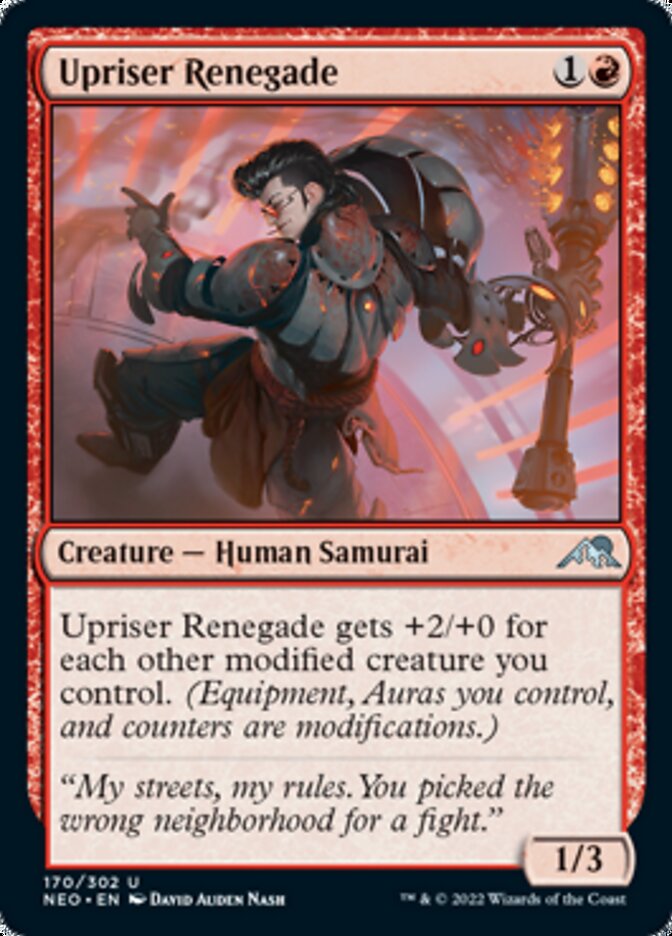 Upriser Renegade [Kamigawa: Neon Dynasty] | Exor Games Bridgewater