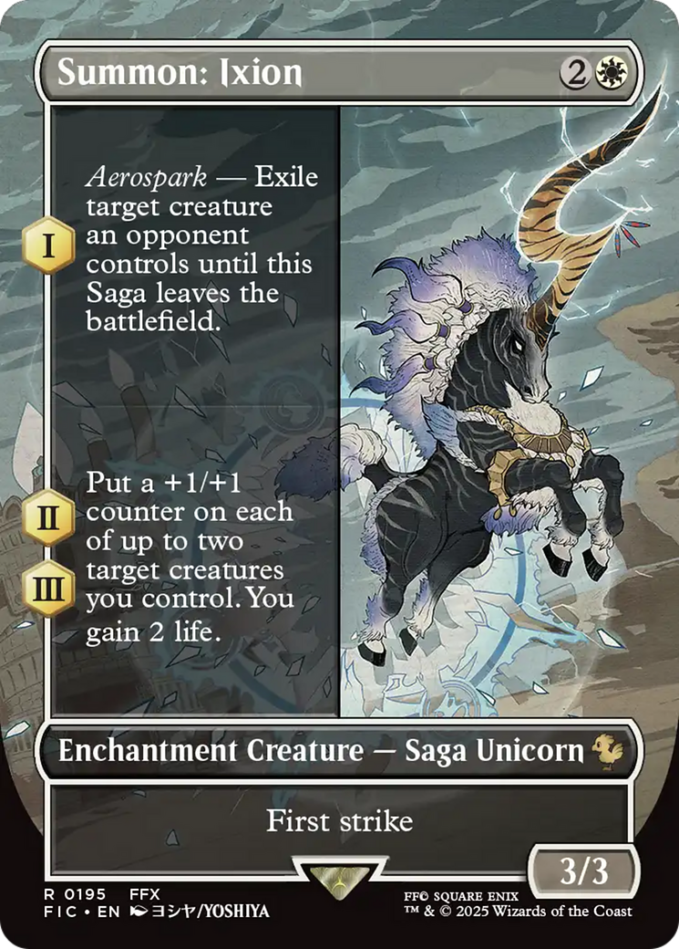 Summon: Ixion (Borderless) [FINAL FANTASY Commander] | Exor Games Bridgewater