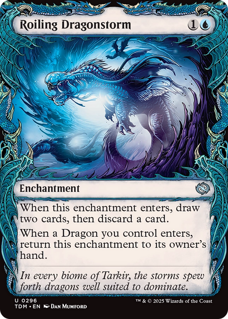 Roiling Dragonstorm (Showcase) [Tarkir: Dragonstorm] | Exor Games Bridgewater